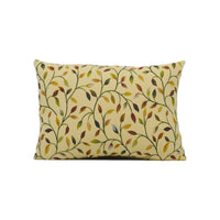 Thumbnail for Voyage - Cervino - Col / Multi - Fine Leafy Scrolling Vine Cushion Cover - Handmade Throw Pillow - Designer Home Décor