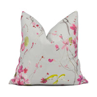 Thumbnail for Voyage - Armathwaite - Blossom / Silver - Stunning Floral Cushion Cover Throw Pillow Designer Home Décor