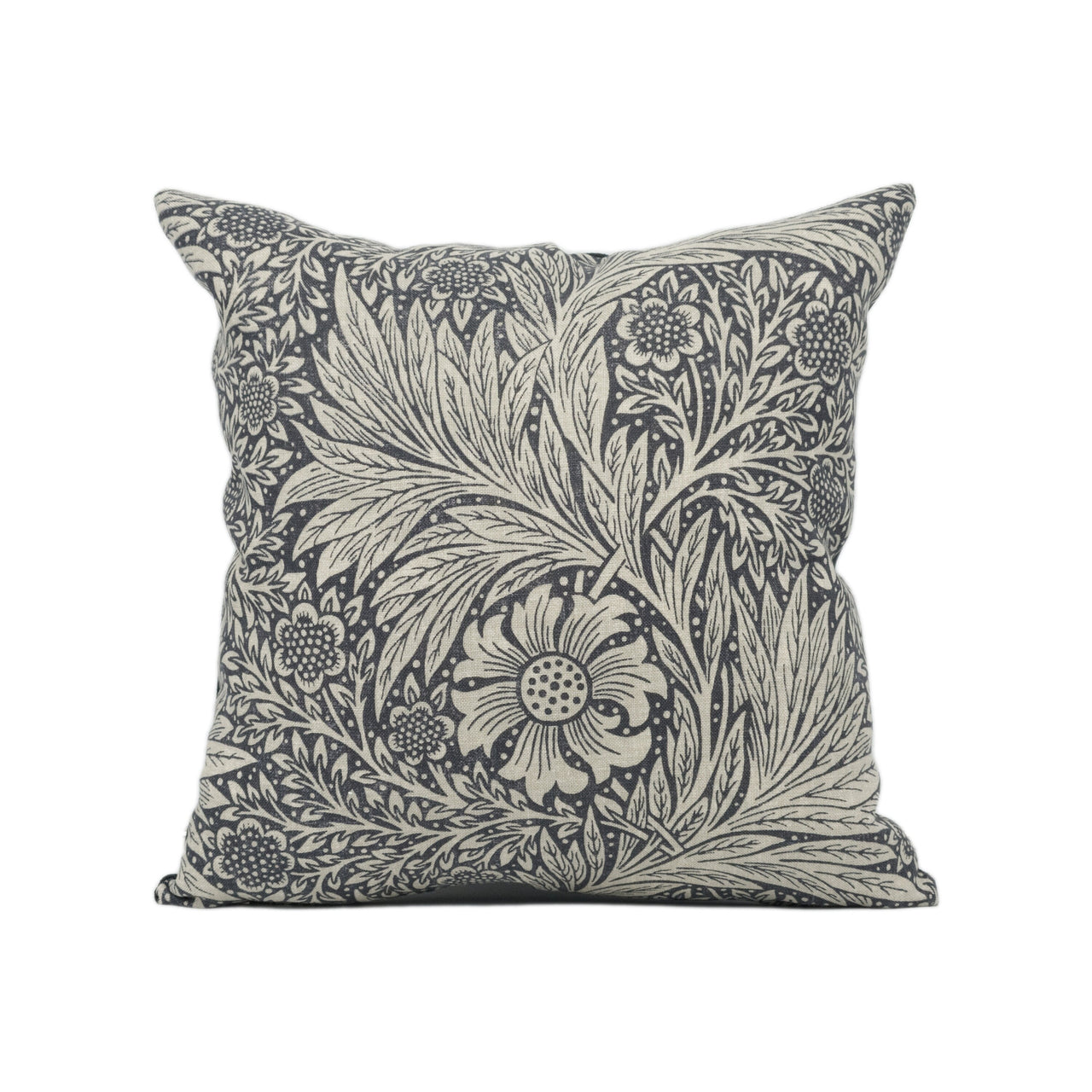 William Morris - Pure Marigold - Black Ink - Stunning Classic Monotone Cushion Cover - Handmade Throw Pillow - Designer Home Décor