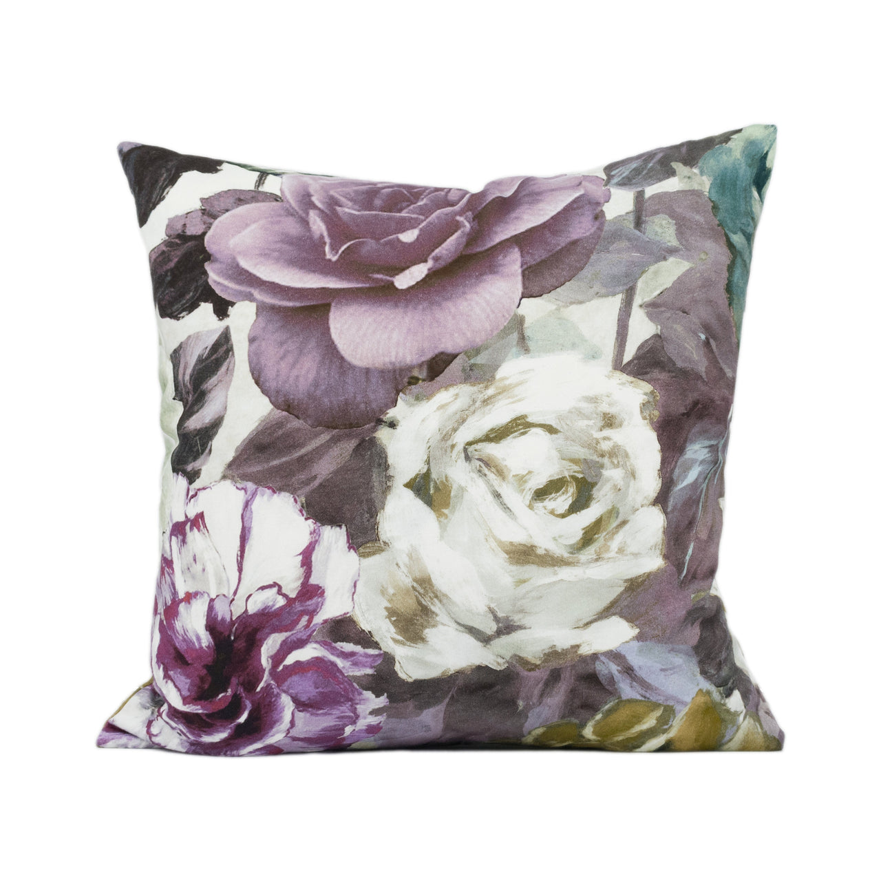 Designers Guild - Pandora II - Heather - Striking Modern Floral Cushion Cover - Handmade Throw Pillow - Designer Home Décor