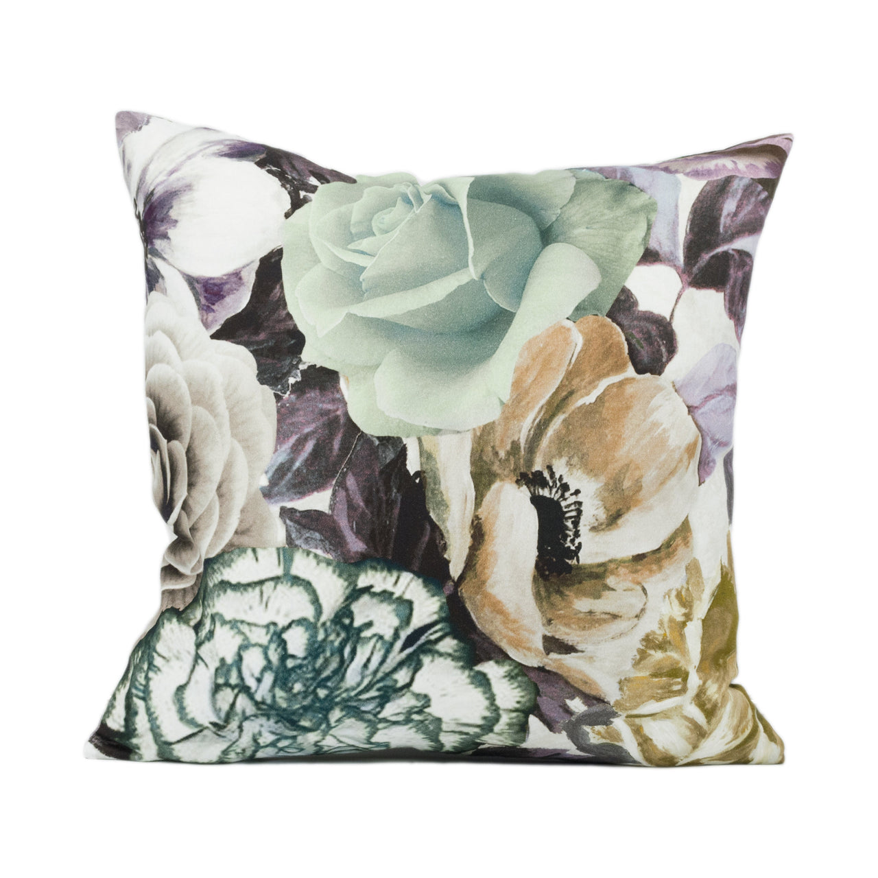 Designers Guild - Pandora II - Heather - Striking Modern Floral Cushion Cover - Handmade Throw Pillow - Designer Home Décor