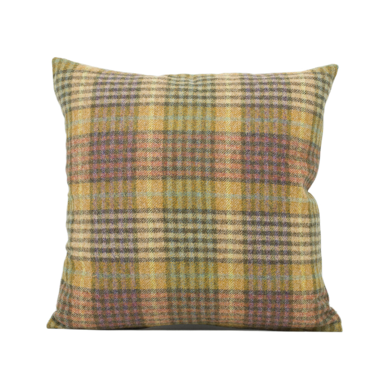 Woven Art - Bertie Plaid - Colour 6 - Modern 100% Pure New Wool Cushion Cover - Handmade Throw Pillow - Designer Home Décor