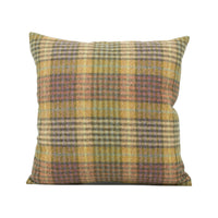 Thumbnail for Woven Art - Bertie Plaid - Colour 6 - Modern 100% Pure New Wool Cushion Cover - Handmade Throw Pillow - Designer Home Décor