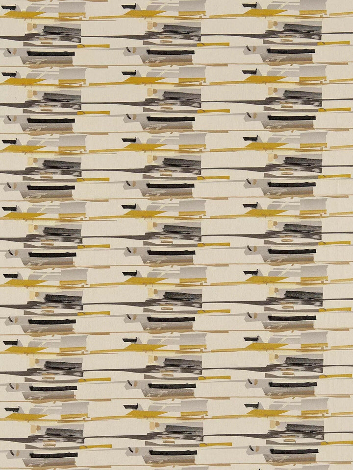Harlequin - zeal - charcoal/neutral/mustard/onyx - curtains made to measure drapes designer home decor.