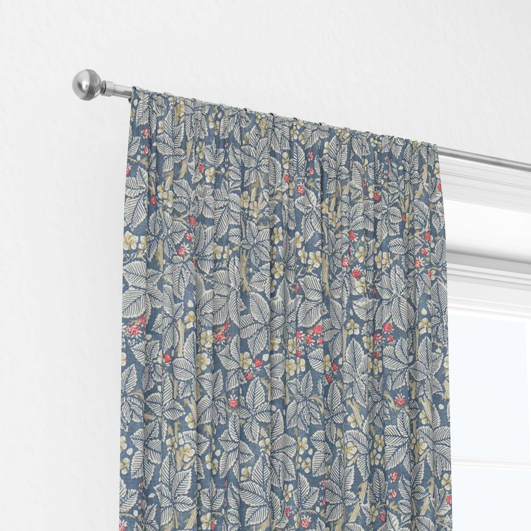 William morris bramble mineral slate curtains made to measure drapes designer home decor.
