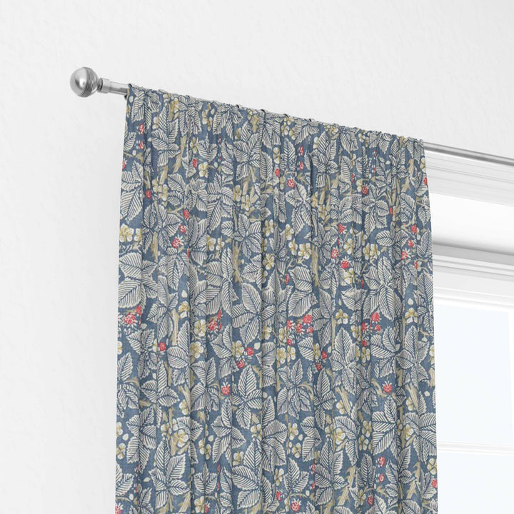 William morris bramble mineral slate curtains made to measure drapes designer home decor.