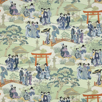 Thumbnail for Manuel canovas geishas indigo curtains made to measure drapes designer home decor