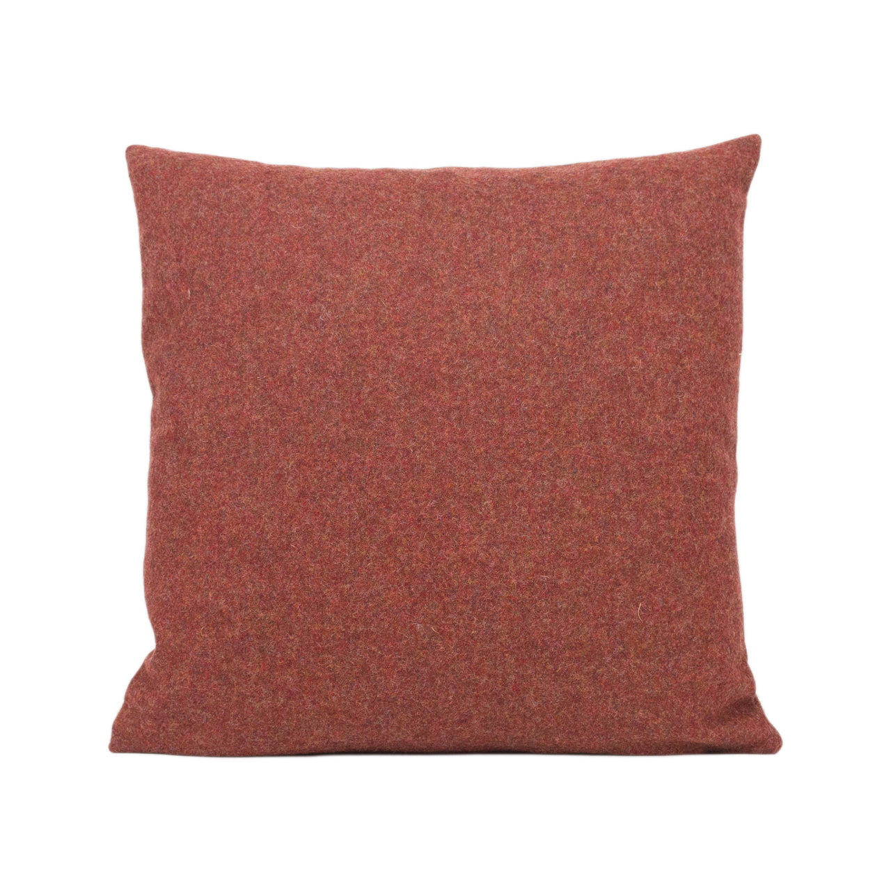 Abraham Moon - Earth - Plum - 100% Wool Humane Sustainable Eco Friendly Designer Cushion Cover - Luxury Throw Pillow - Handmade Home