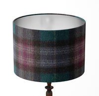 Thumbnail for Abraham Moon - Threshfield - Jade - Lampshade Stunning Handmade, Drum Plaid Lamp Shade, Home Decor