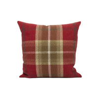 Thumbnail for Porter & Stone - Balmoral - Red - Plaid Tartan Cushion Cover - Handmade Throw Pillow - Designer Home Décor