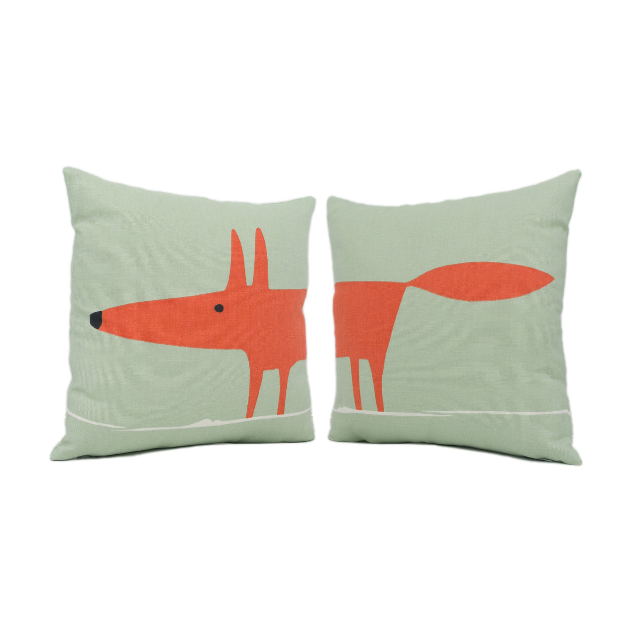 Scion - Mr Fox - Pair of Cushion Covers - Double Sided 12" - Six Colourways Available - Handmade Designer Home Décor