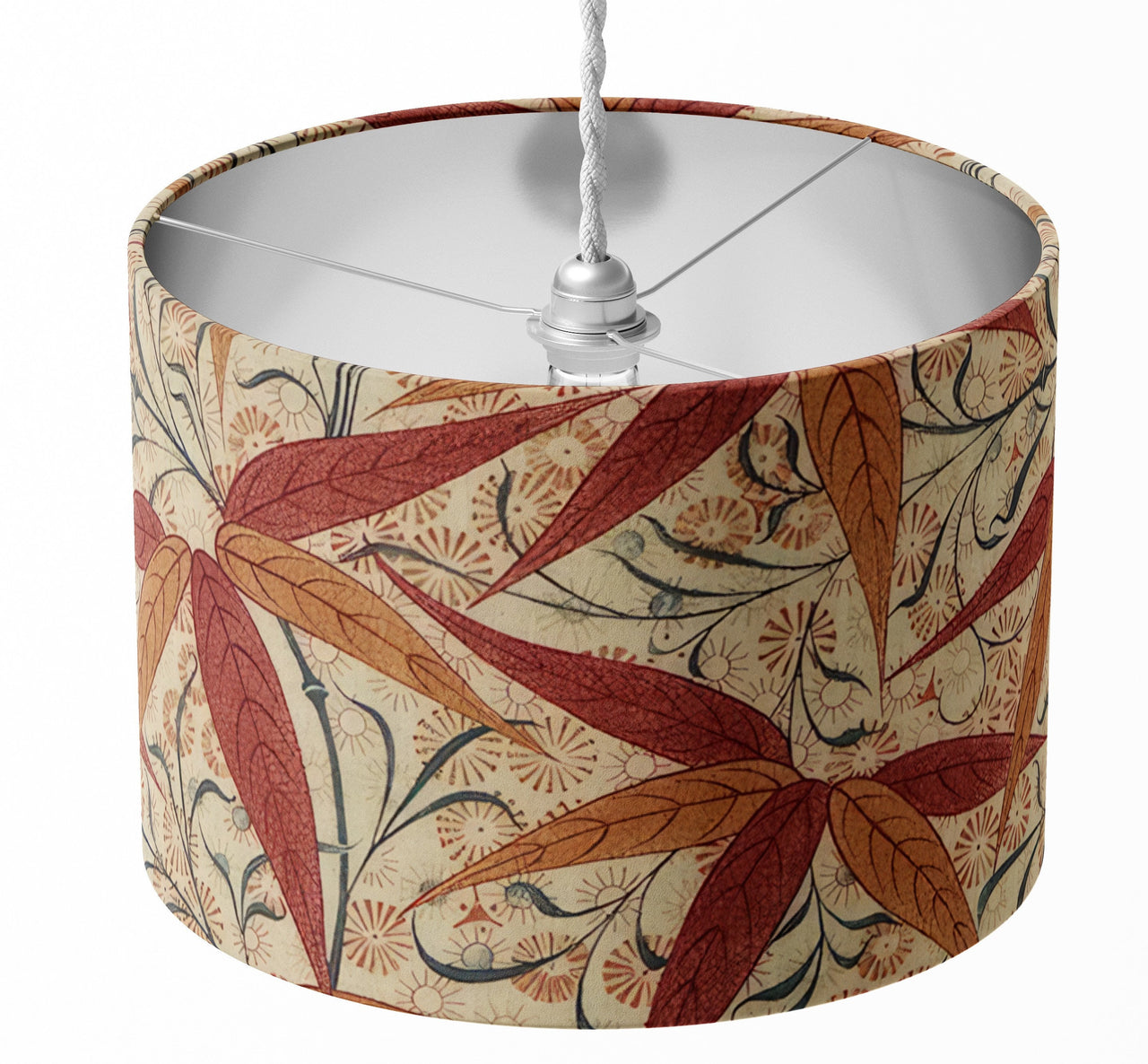 William Morris - Bamboo  - Russet / Siena - Lampshade - Ceiling shade - Stunning Handmade