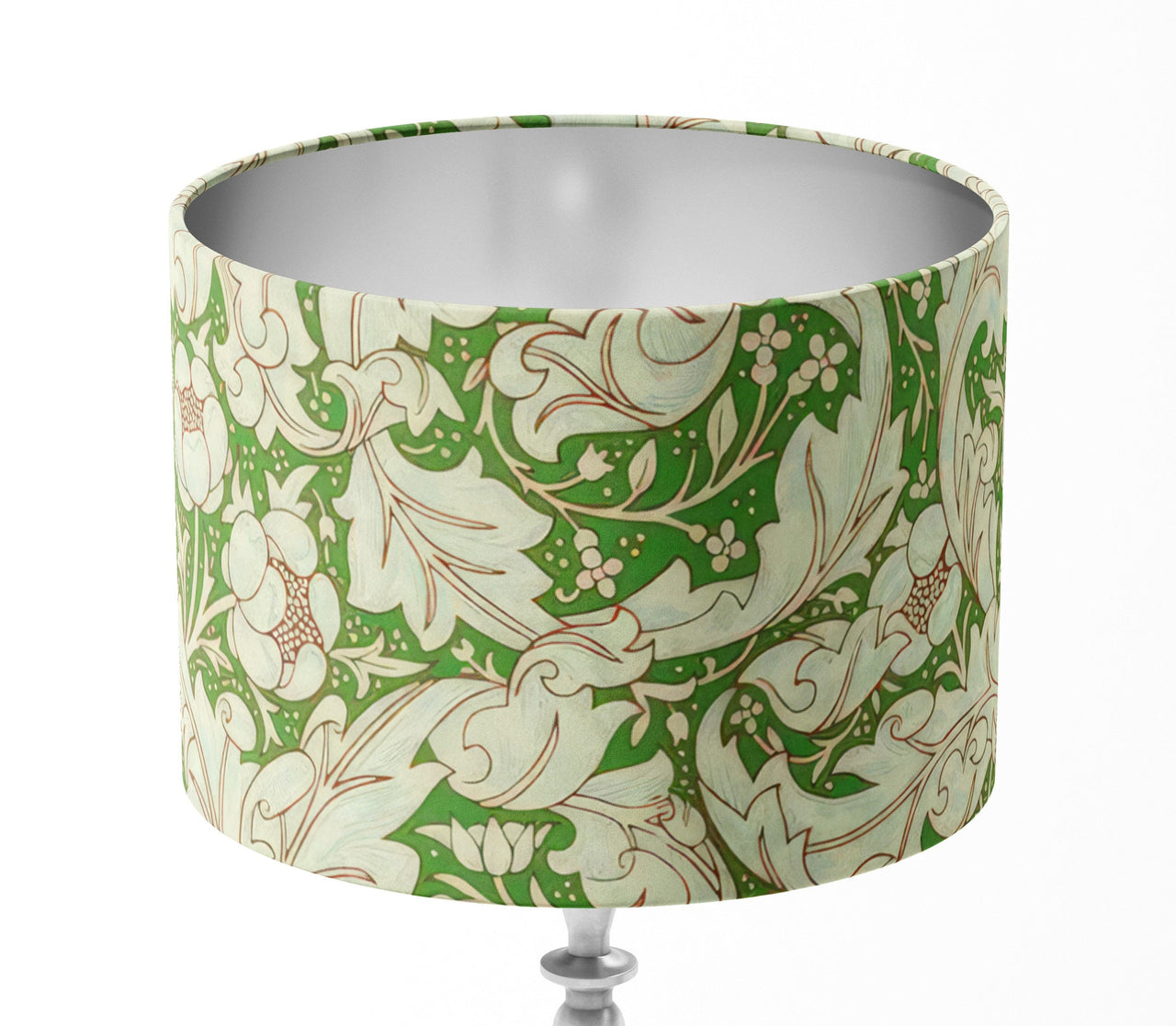 William Morris - Bachelors Button - Leaf Green / Sky - Lampshade Stunning Handmade