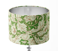 Thumbnail for William Morris - Bachelors Button - Leaf Green / Sky - Lampshade Stunning Handmade