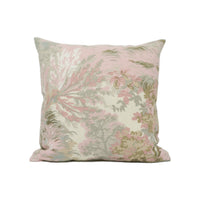 Thumbnail for Thibaut - Lincoln Toile - Blush - Soft Muted Scenic Pattern Piped Cushion Cover - Handmade Throw Pillow - Designer Home Décor