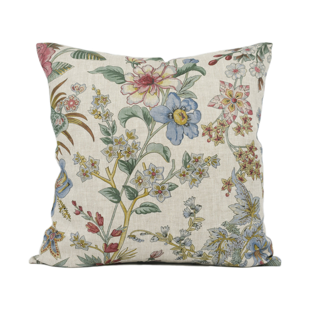 St. Leger & Viney - Cordelia - Col 1 - Stunning Classic Floral Cushion Cover - Handmade Throw Pillow - Designer Home Décor