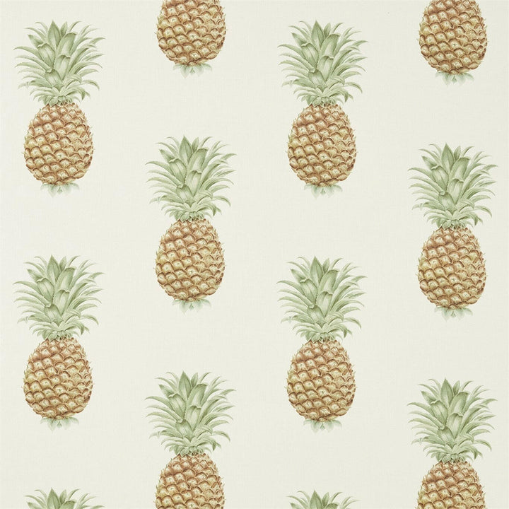 Sanderson - pineapple royale - artichoke / amber - curtains made to measure drapes designer home decor.