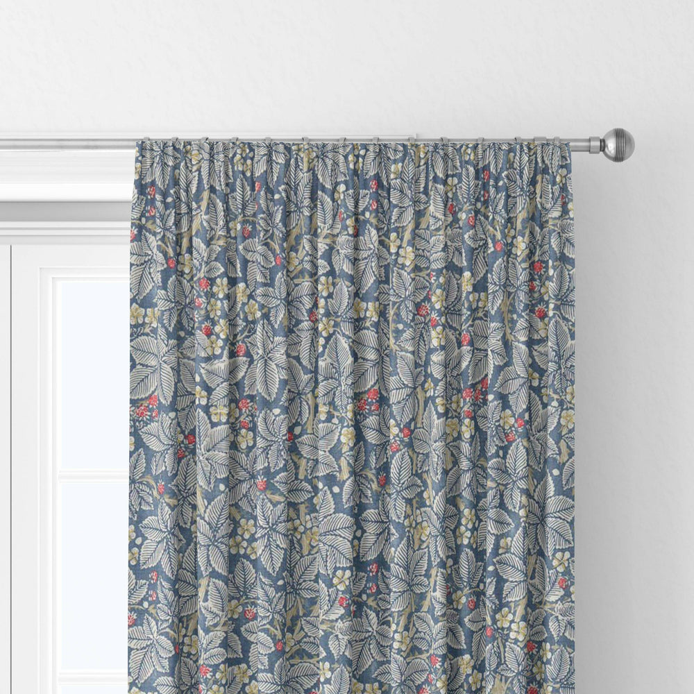 William morris bramble mineral slate curtains made to measure drapes designer home decor.