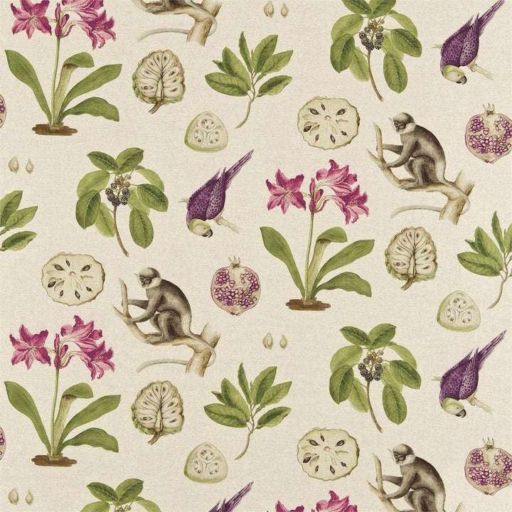 Sanderson capuchins boysenberry curtains made to measure drapes designer home decor.