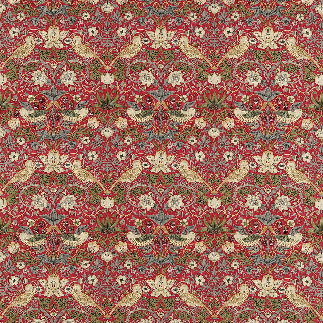 William morris strawberry thief crimson slate curtains made to measure drapes designer home decor.