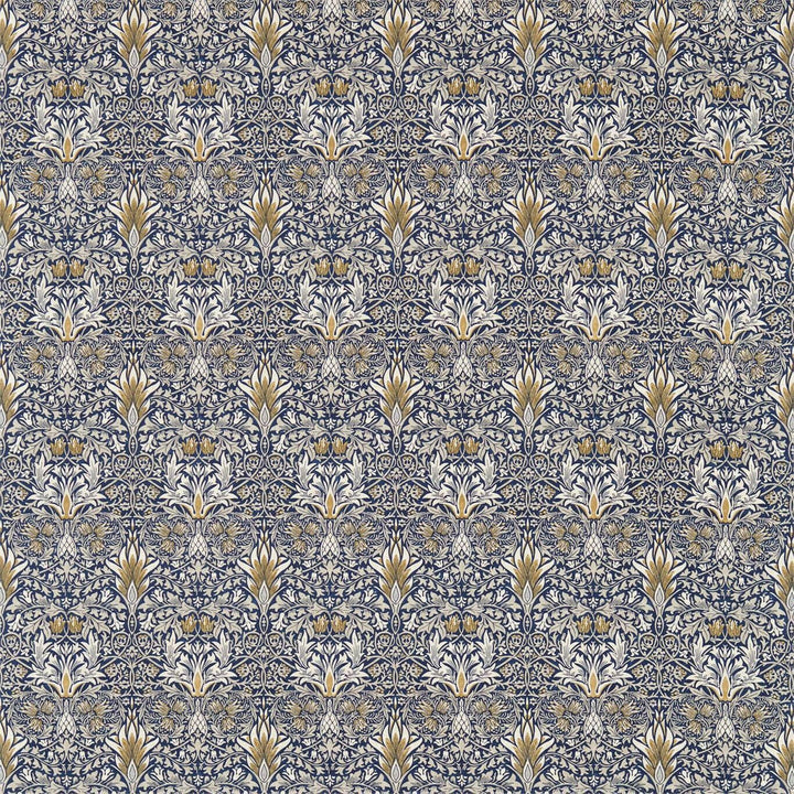 William Morris Snakeshead Indigo / Hemp Curtains Made to Measure Drapes Designer Home Decor.