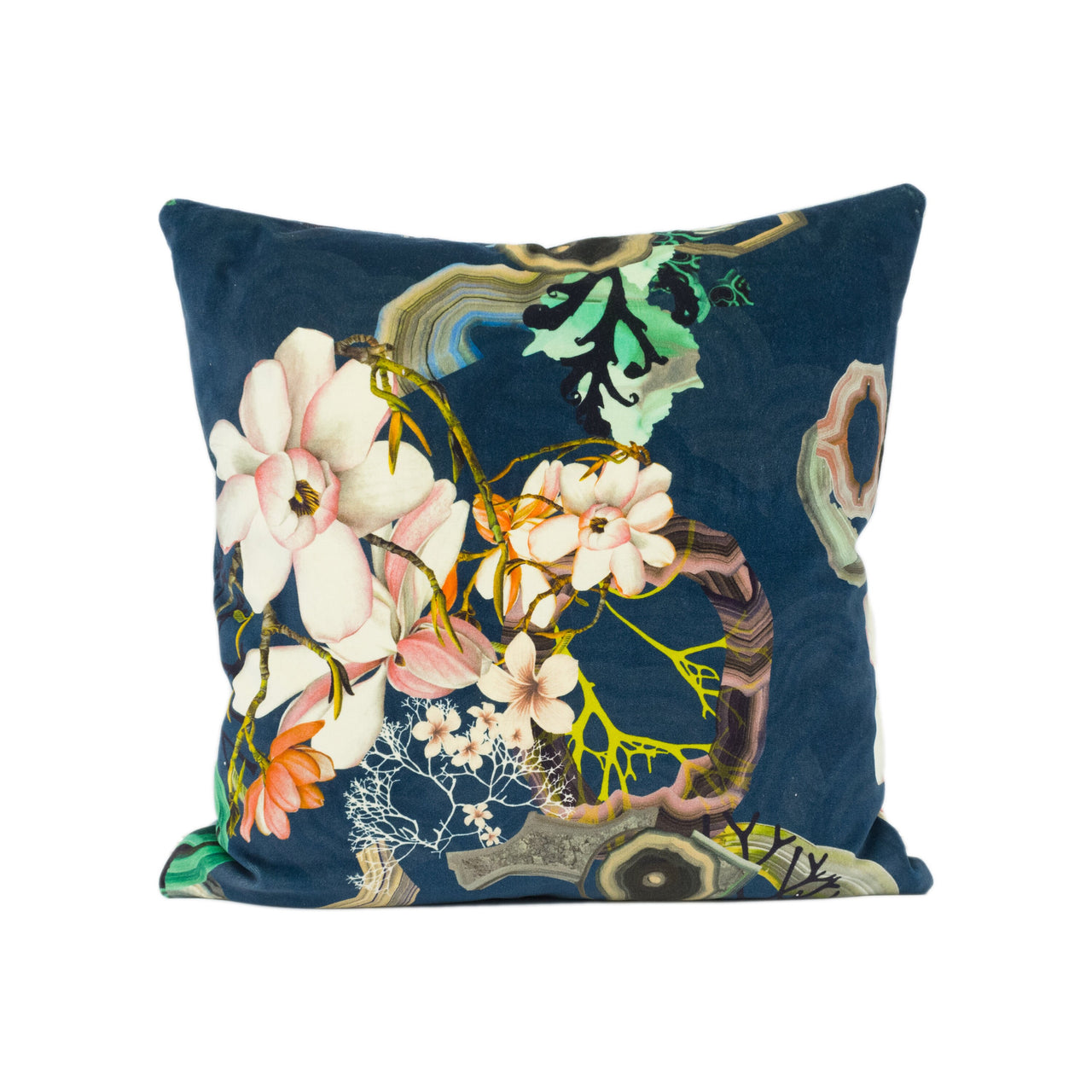 Designers Guild - Algae Bloom Soft - Agate - Ethereal Aquatic Floral Cushion Cover - Handmade Throw Pillow - Designer Home Décor