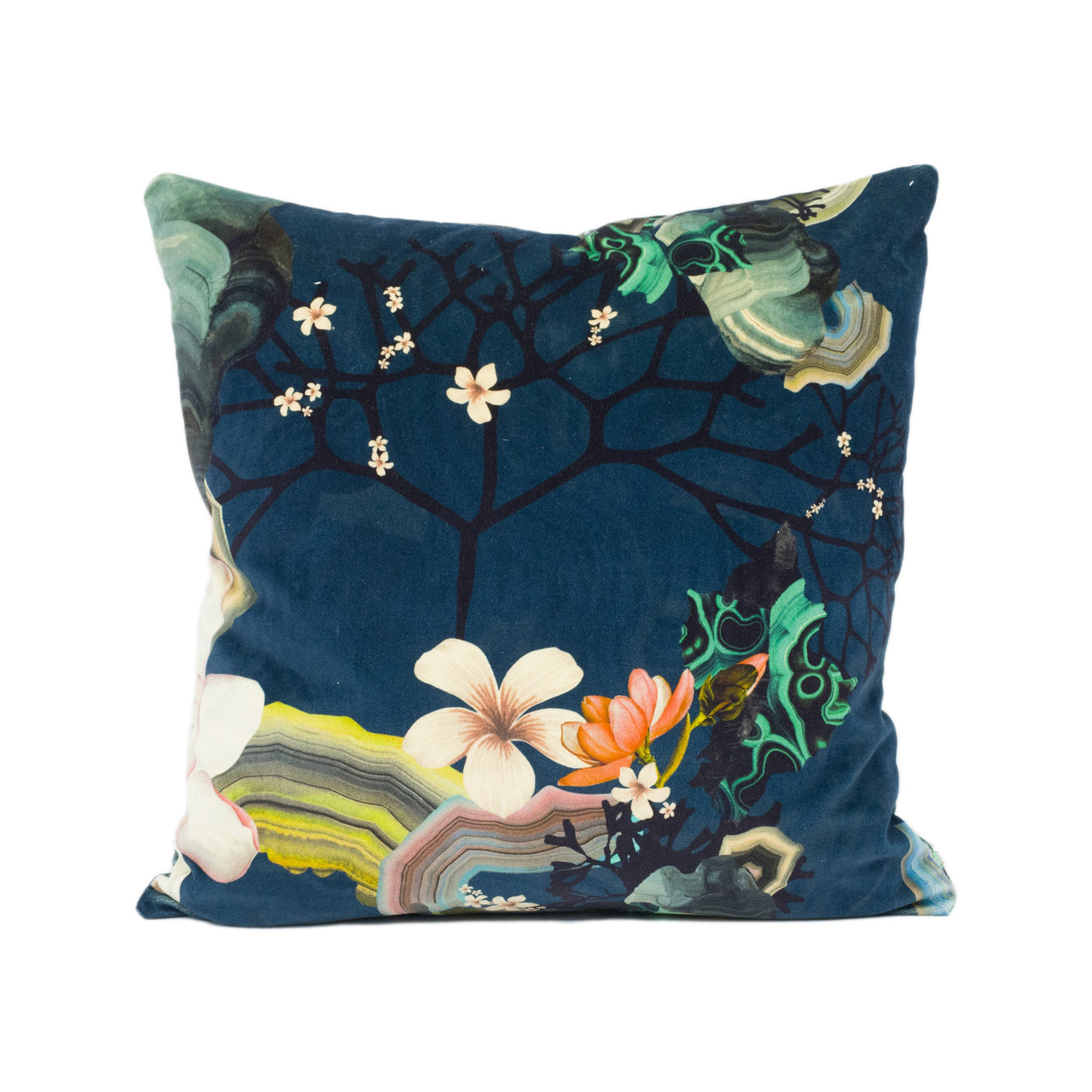 Designers Guild - Algae Bloom Soft - Agate - Ethereal Aquatic Floral Cushion Cover - Handmade Throw Pillow - Designer Home Décor