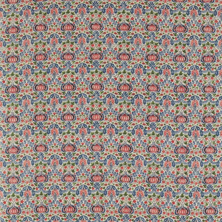 William Morris Little Chintz Indigo Carmine Curtains Made to Measure Drapes Designer Home Decor.