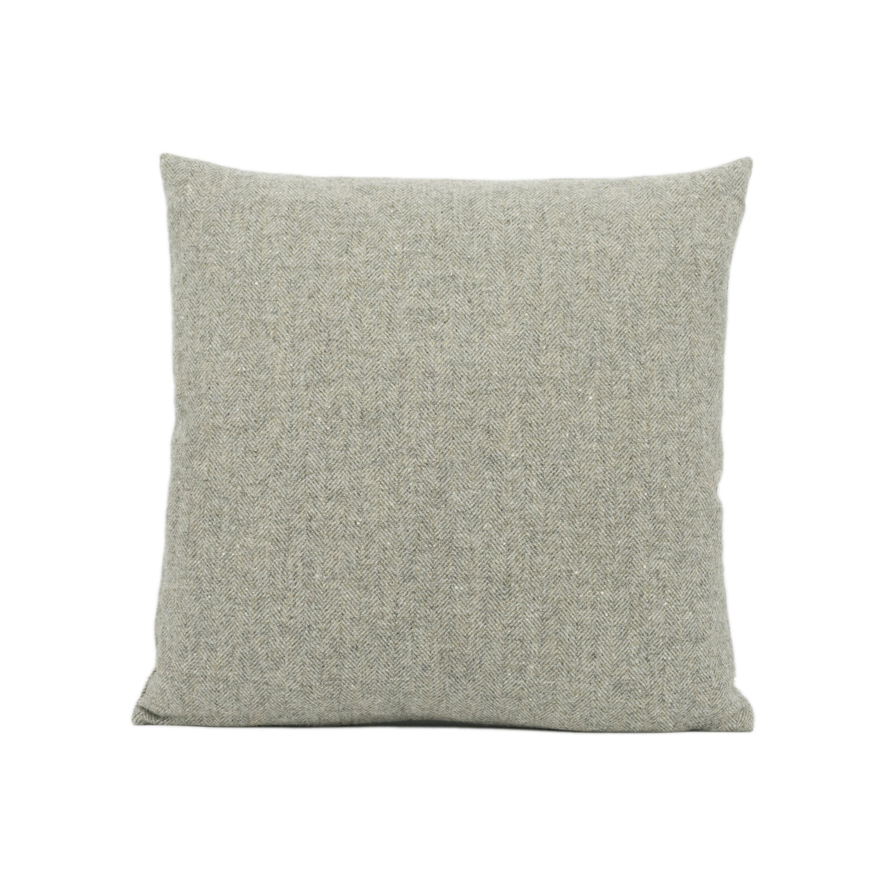 Abraham Moon - Deepdale - Gull Grey - 100% Pure New Wool Cushion Cover - Handmade Throw Pillow - Designer Country Home Décor