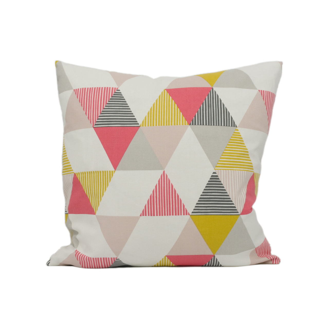 Clarke and Clarke - Studio G - Brio - Coral - Colourful Geometric Cushion Cover - Handmade Throw Pillow - Designer Home Décor