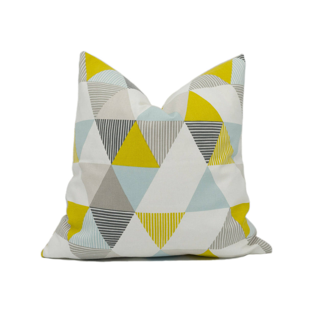 Clarke and Clarke - Studio G - Brio - Mineral - Colourful Geometric Cushion Cover - Handmade Throw Pillow - Designer Home Décor