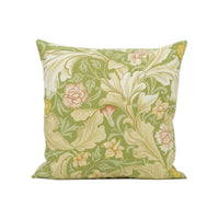 Thumbnail for William Morris - Leicester - Green - Scrolling Acanthus Leaf Cushion Cover - Handmade Throw Pillow - Designer Home Décor