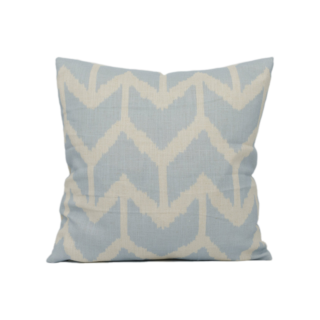 Andrew Martin - Togo - Powder - Ikat Chevron Print Cushion Cover - Handmade Throw Pillow - Designer Home Décor