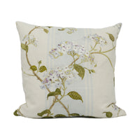 Thumbnail for Colefax and Fowler - Summerby Linen - Pale Blue - Graceful Embroidered Floral Designer Cushion Cover - Luxury Throw Pillow - Handmade Décor