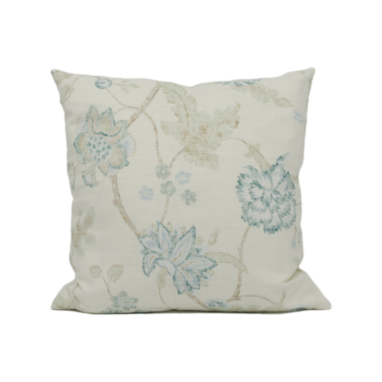 Lee Jofa - Avignon - Aqua / Sage - Sophisticated Floral Cushion Cover - Handmade Throw Pillow - Designer Home Décor