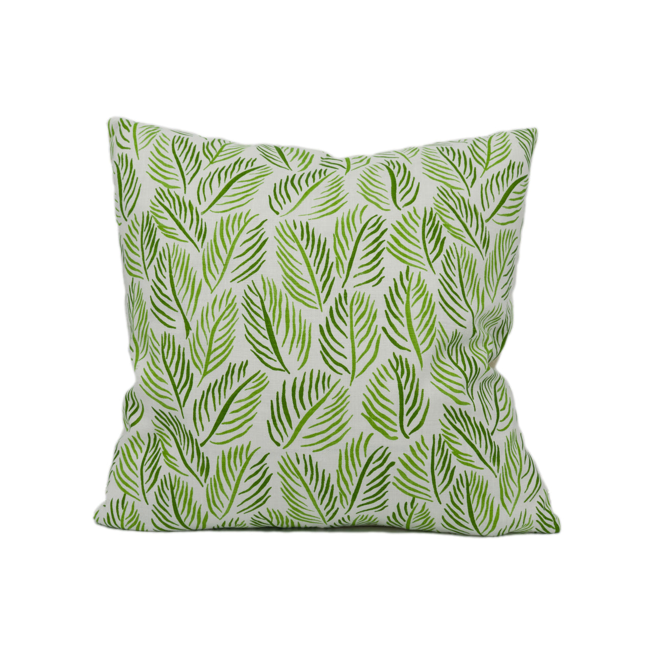 Christopher Farr - Armature Feuilles - Green - Vibrant Cascading Tropical Leaves Cushion Cover - Handmade Throw Pillow - Designer Home Décor