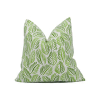 Thumbnail for Christopher Farr - Armature Feuilles - Green - Vibrant Cascading Tropical Leaves Cushion Cover - Handmade Throw Pillow - Designer Home Décor