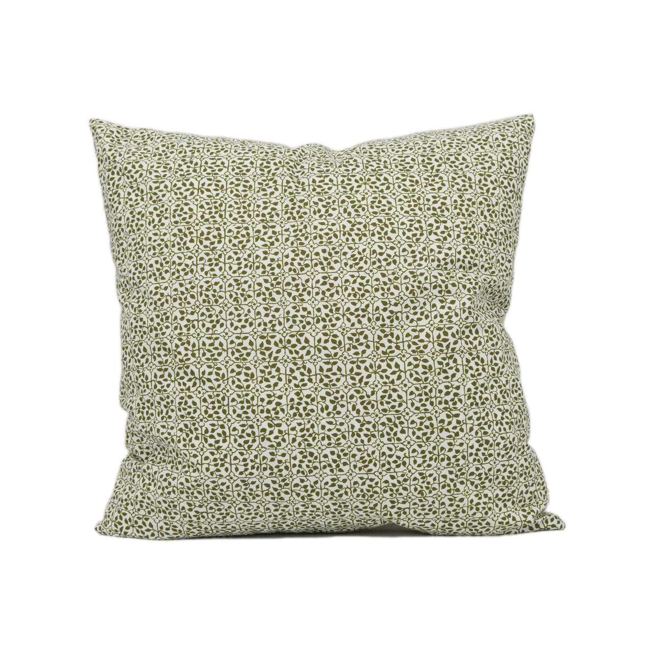 Soane Britain x Sophie Coryndon - Wilton Vine - Moss - Medieval Floral Renaissance Designer Cushion Cover - Luxury Throw Pillow - Handmade