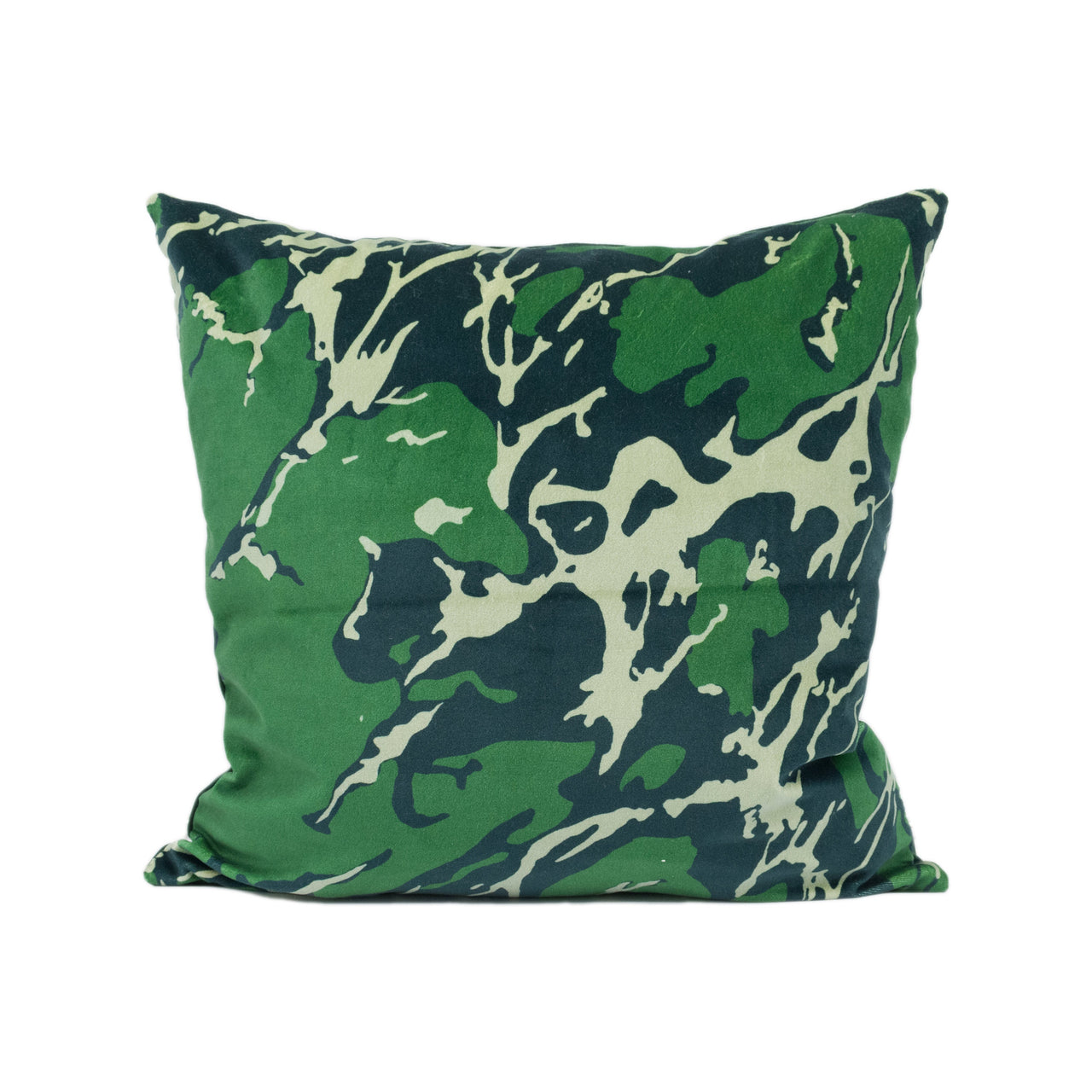 Zoffany - French Marble Velvet - Malachite - Luxurious Green Velvet Cushion Cover - Handmade Throw Pillow - Designer Home Décor