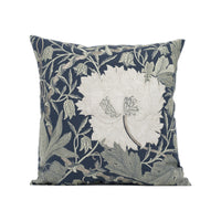 Thumbnail for William Morris - Pure Honeysuckle & Tulip Embroidery - Inky Purple - Classic Cushion Cover - Handmade Throw Pillow - Designer Home Décor