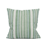 Thumbnail for Jane Churchill - Tulsi Stripe - Green - Lively Modern Striped Cushion Cover - Handmade Throw Pillow - Designer Home Décor