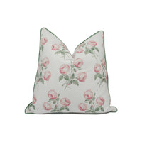 Thumbnail for Colefax and Fowler - Bowood - Pink / Leaf Chintz - Classic Iconic Floral Designer Cushion Cover - Handmade Throw Pillow Luxury Home Decor