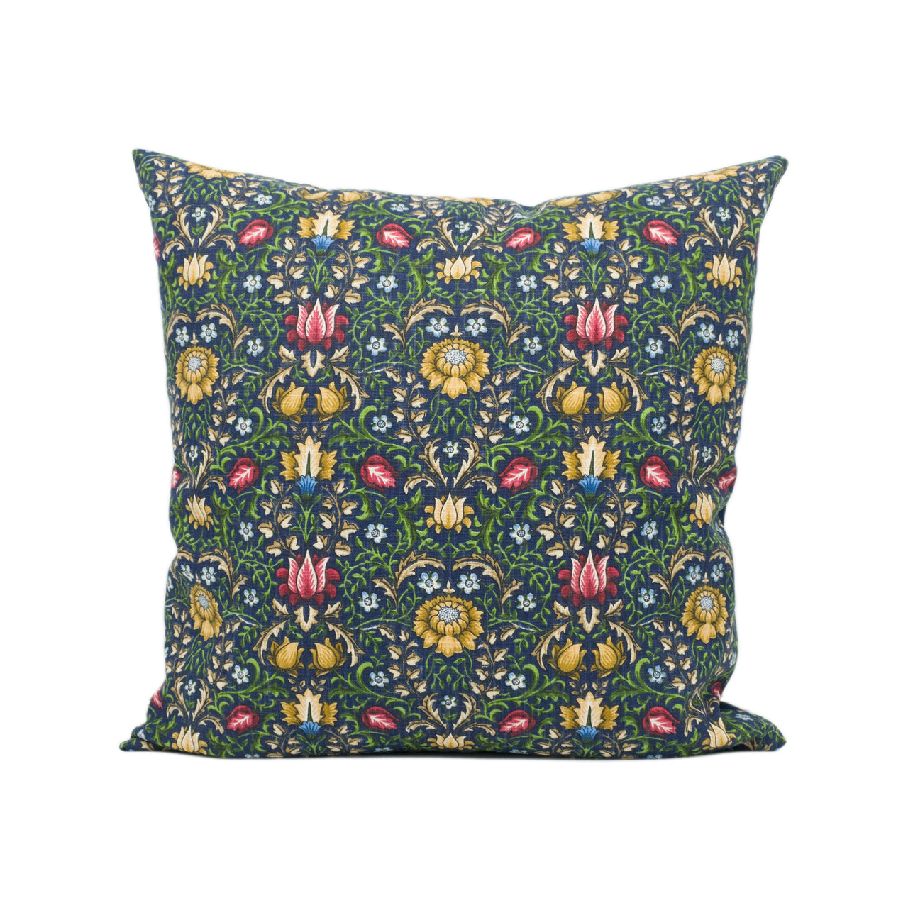 Iliv - Winslow - Jewel - Stunning Blue Floral Cushion Cover - Handmade Throw Pillow - Designer Home Décor