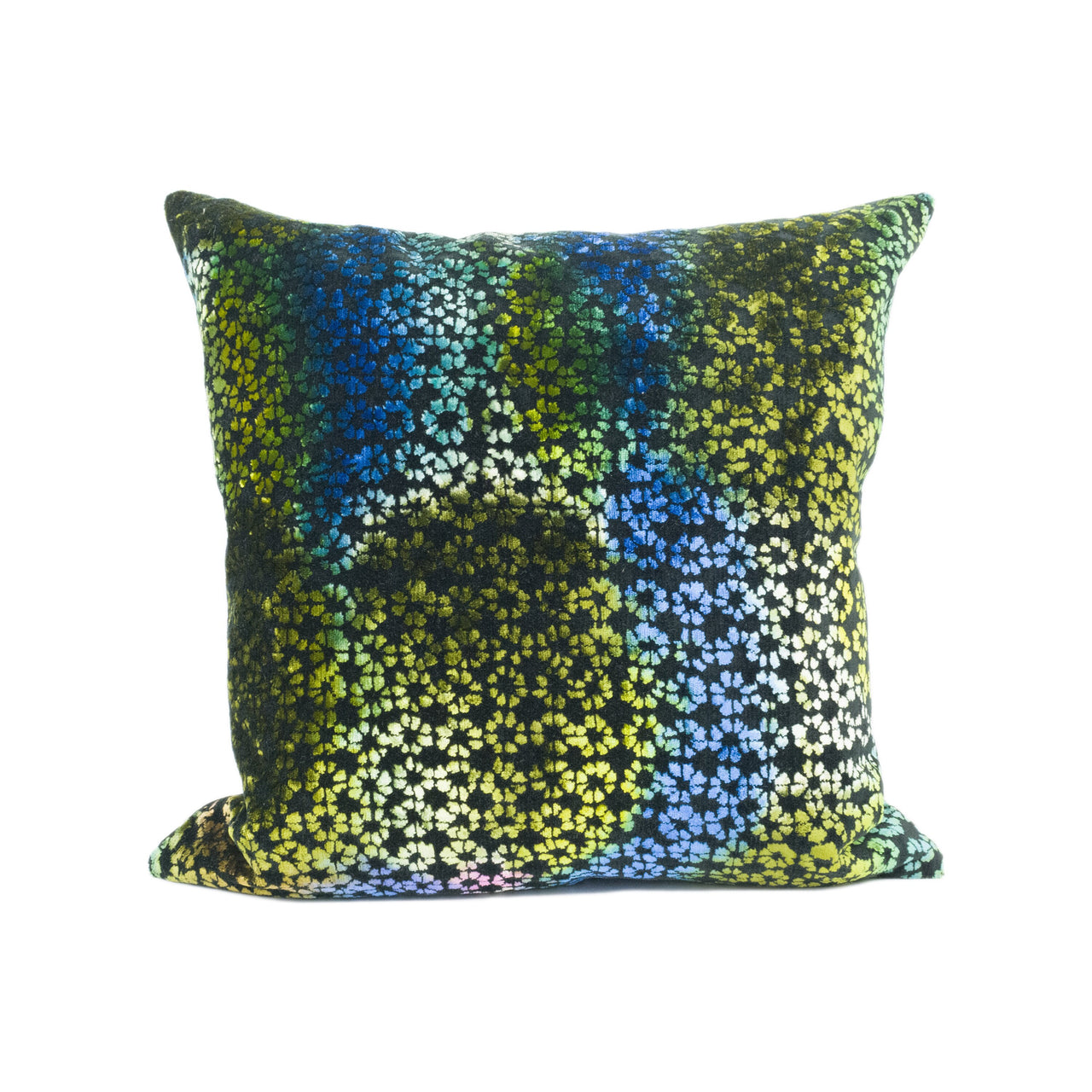 Designers Guild - Iguacu - Malachite - Modern Colourful Abstract Velvet Cushion Cover - Handmade Throw Pillow - Designer Home Décor