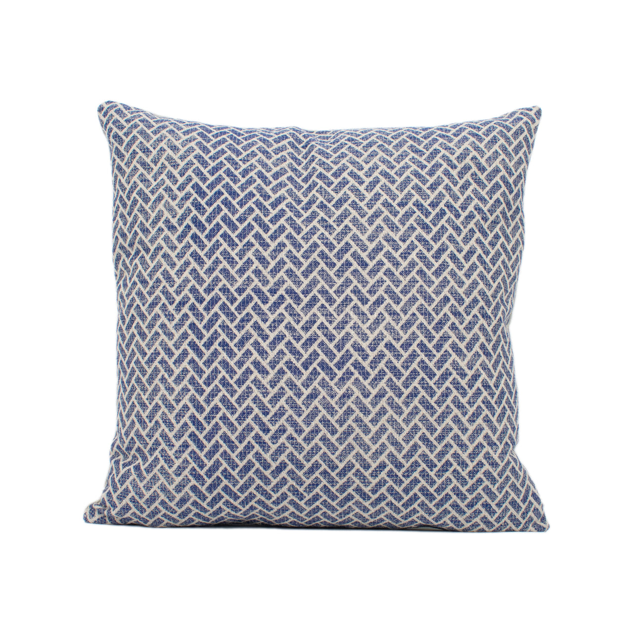 Clarke & Clarke - Studio G - Cipriani - Ink - Herringbone Geometric Cushion Cover - Handmade Throw Pillow - Designer Home Décor