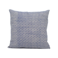 Thumbnail for Clarke & Clarke - Studio G - Cipriani - Ink - Herringbone Geometric Cushion Cover - Handmade Throw Pillow - Designer Home Décor