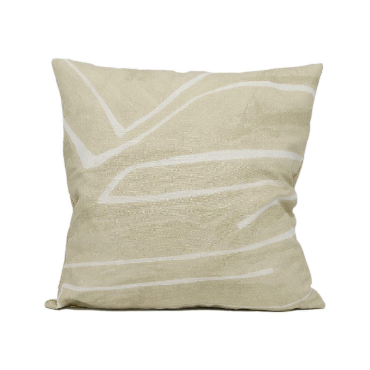 Kelly Wearstler for Lee Jofa - Graffito - Beige / Ivory - Chic Abstract Cushion Cover - Handmade Throw Pillow - Designer Home Décor