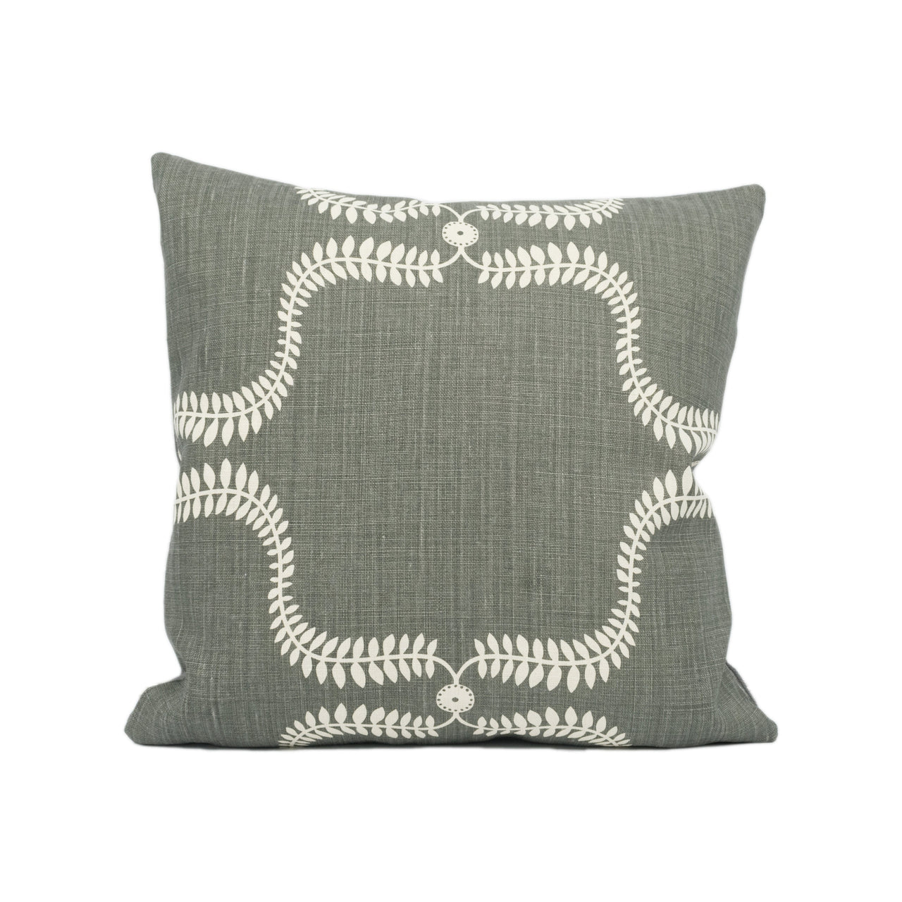 Vanessa Arbuthnott - Up The Garden Path - Winter - Scandinavian Trailing Vine Cushion Cover - Handmade Throw Pillow - Designer Home Décor