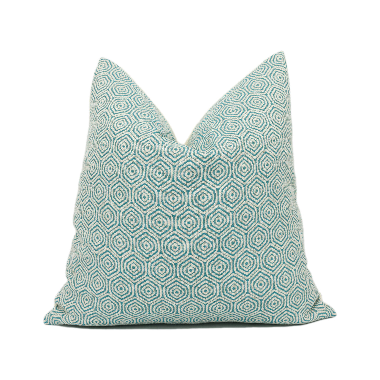 Clarke & Clarke - Lunar - Jade - Woven Scandinavian Style Geometric Cushion Cover - Handmade Throw Pillow - Designer Home Décor