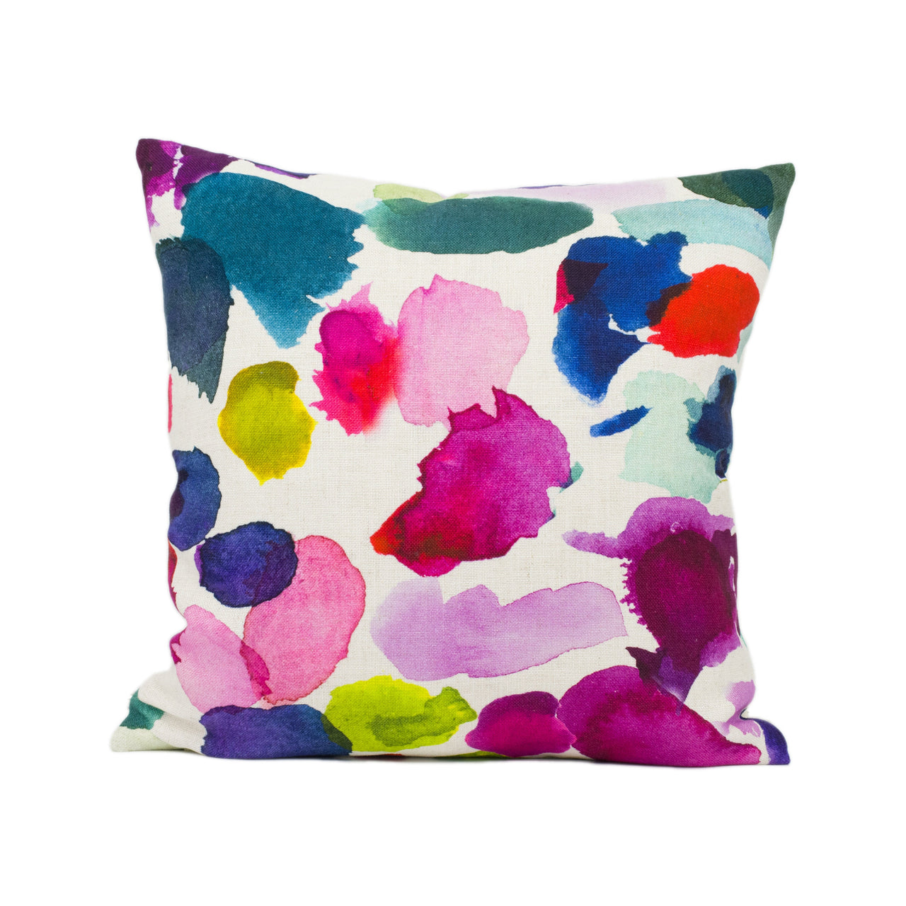 Bluebellgray - Abstract - Multicolour Bright Painterly Swatches Cushion Cover - Handmade Throw Pillow - Designer Home Décor